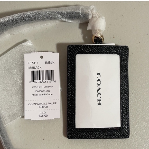 Coach ID LANYARD IN SIGNATURE CANVAS - Picture 2 of 2